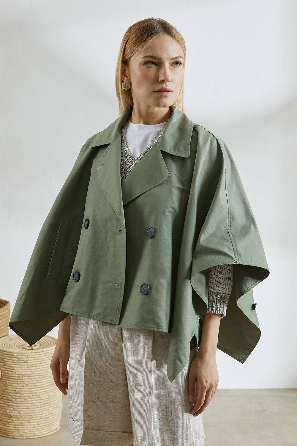 Peserico Maglia Con Lavorazione A Jacquard Sfumato In Cotone E Micro Paillettes