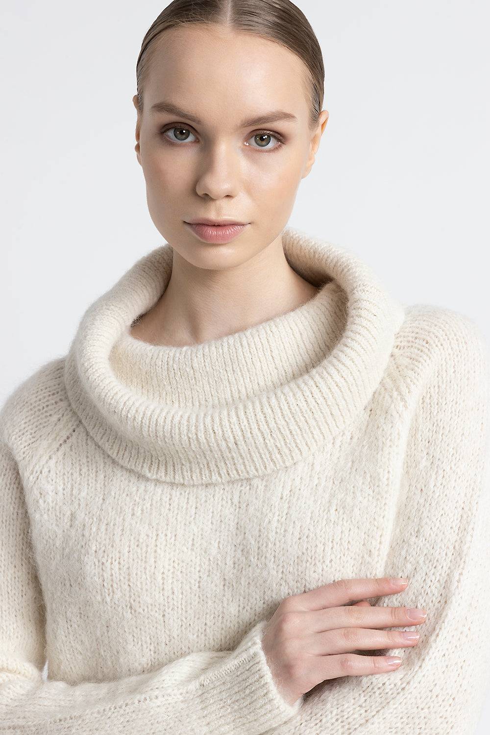 Peserico Maglia Con Spalle Scoperte In Lana D'alpaca E Merino