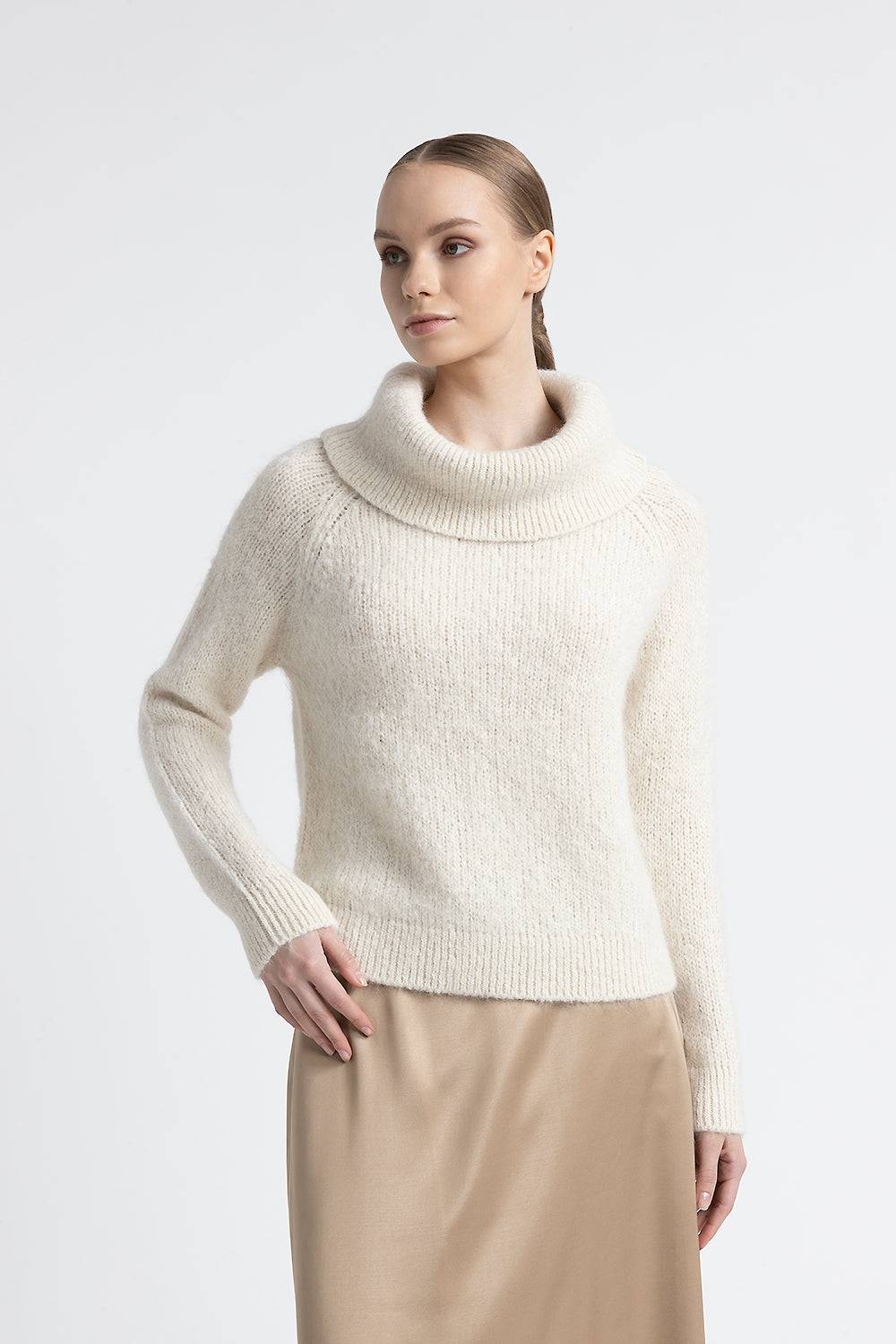 Peserico Maglia Con Spalle Scoperte In Lana D'alpaca E Merino