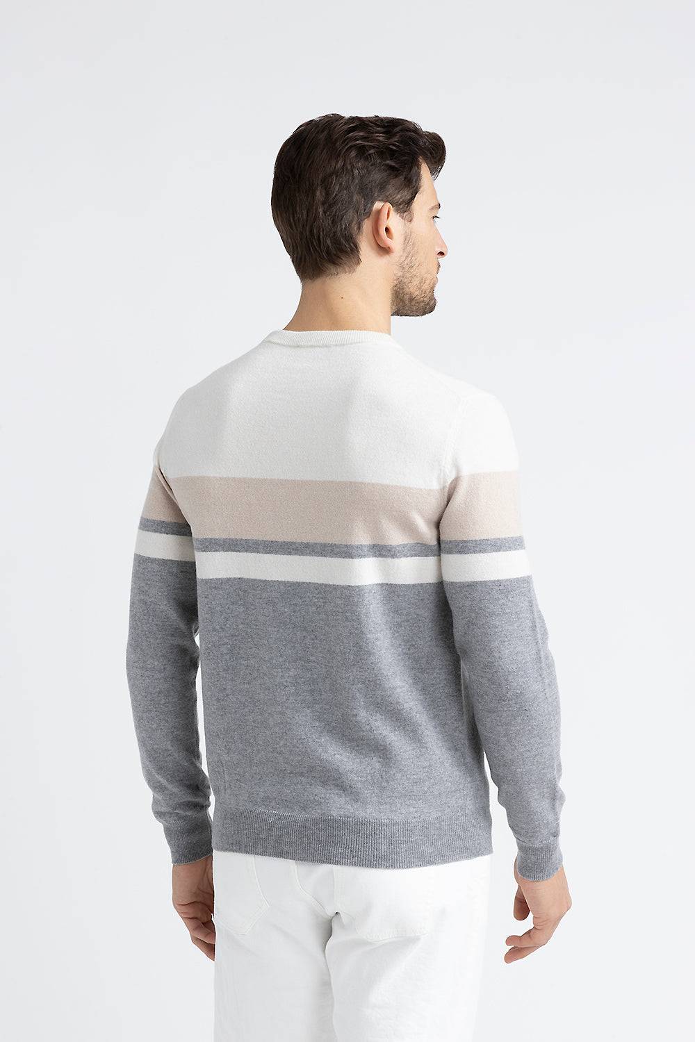 Peserico Maglia Girocollo In Lana Merinos E Cashmere