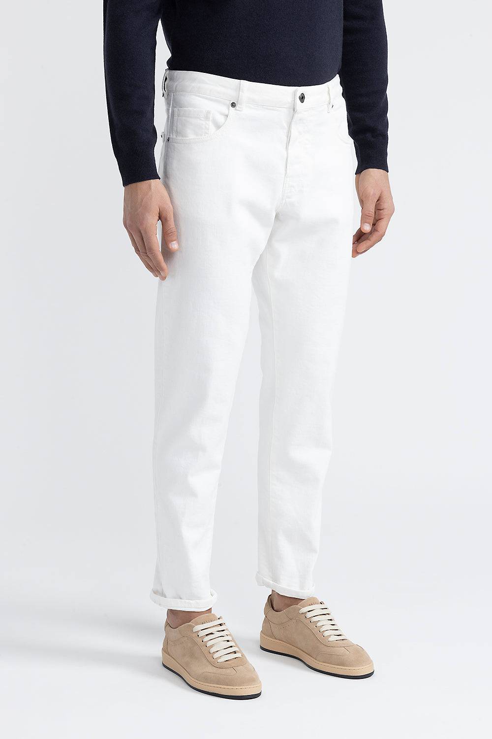 Peserico Pantalone bull denim in twill di cotone stretch