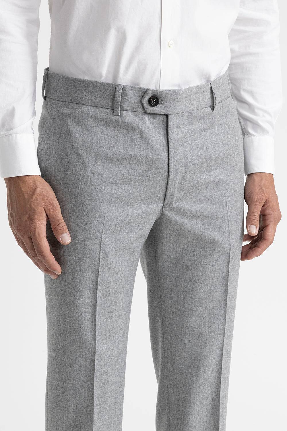 Peserico Pantalone Classico Sfoderato In Pura Lana Vergine