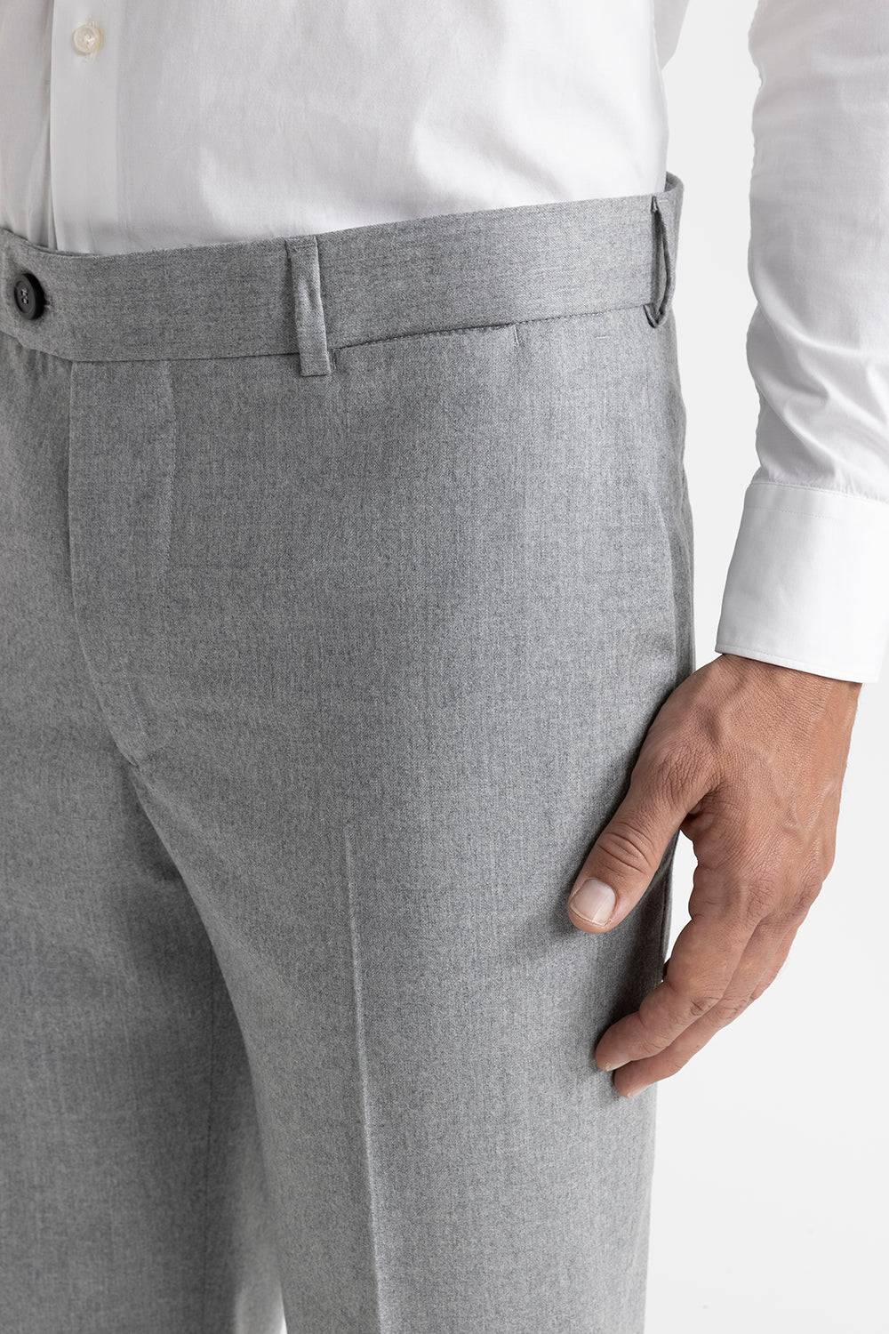 Peserico Pantalone Classico Sfoderato In Pura Lana Vergine