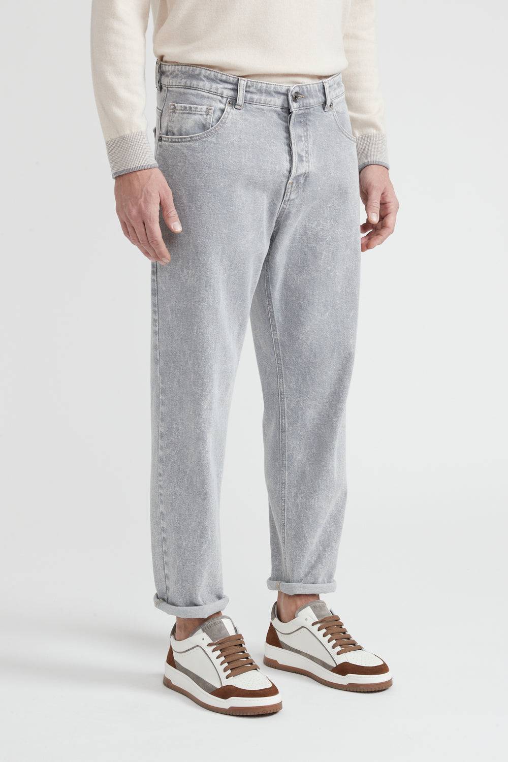 Peserico Pantalone denim in twill di cotone stretch