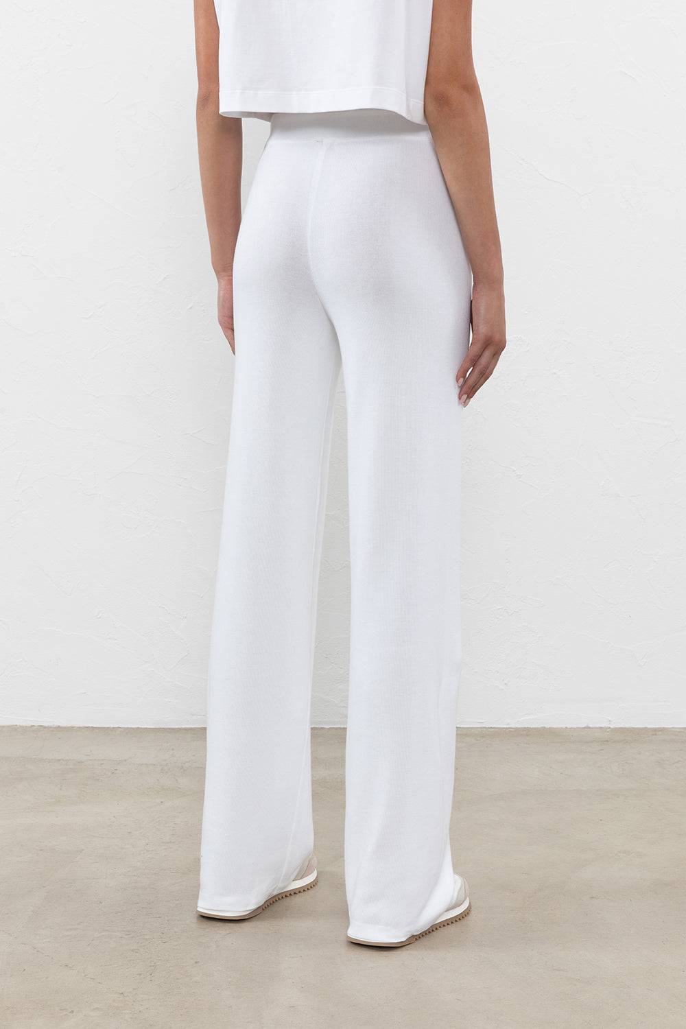 Peserico Pantalone In Filato Di Puro Cotone Compatto