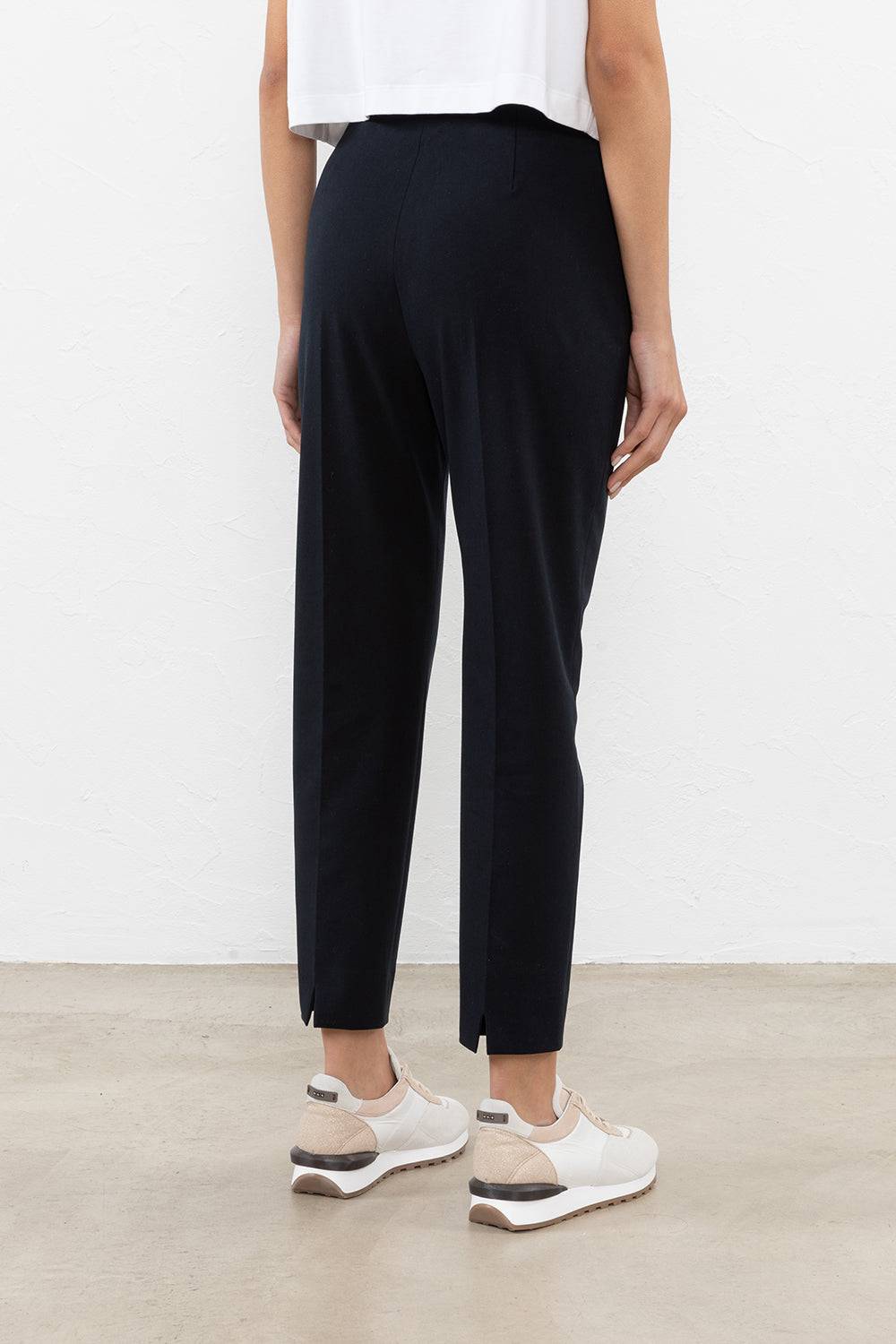 Peserico Pantalone In Gabardina Di Cotone Super-stretch