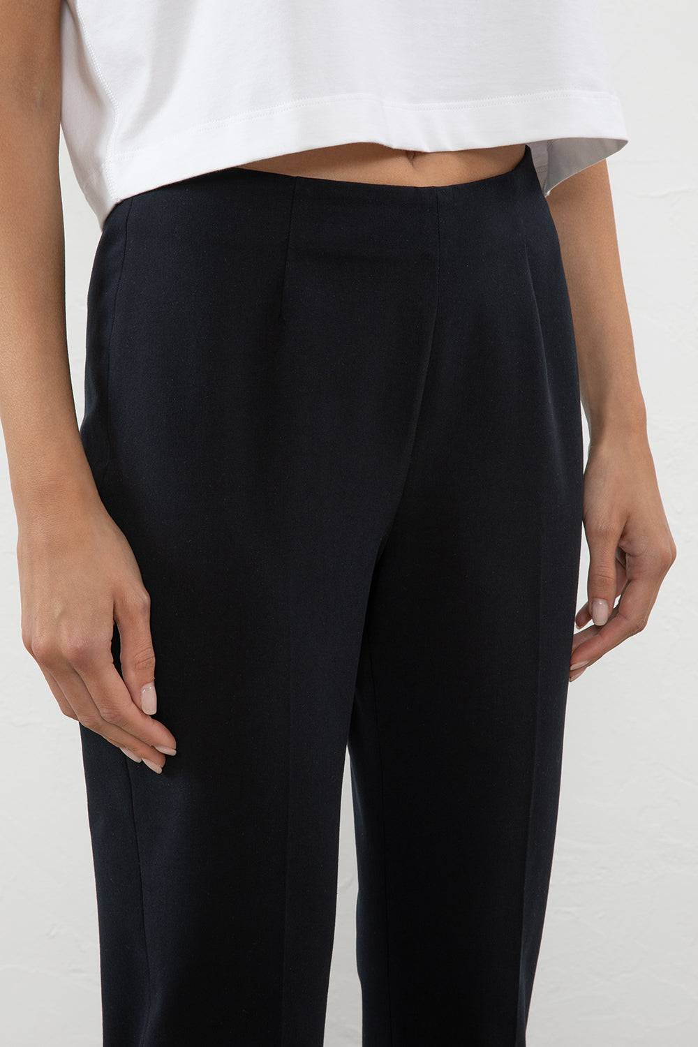 Peserico Pantalone In Gabardina Di Cotone Super-stretch