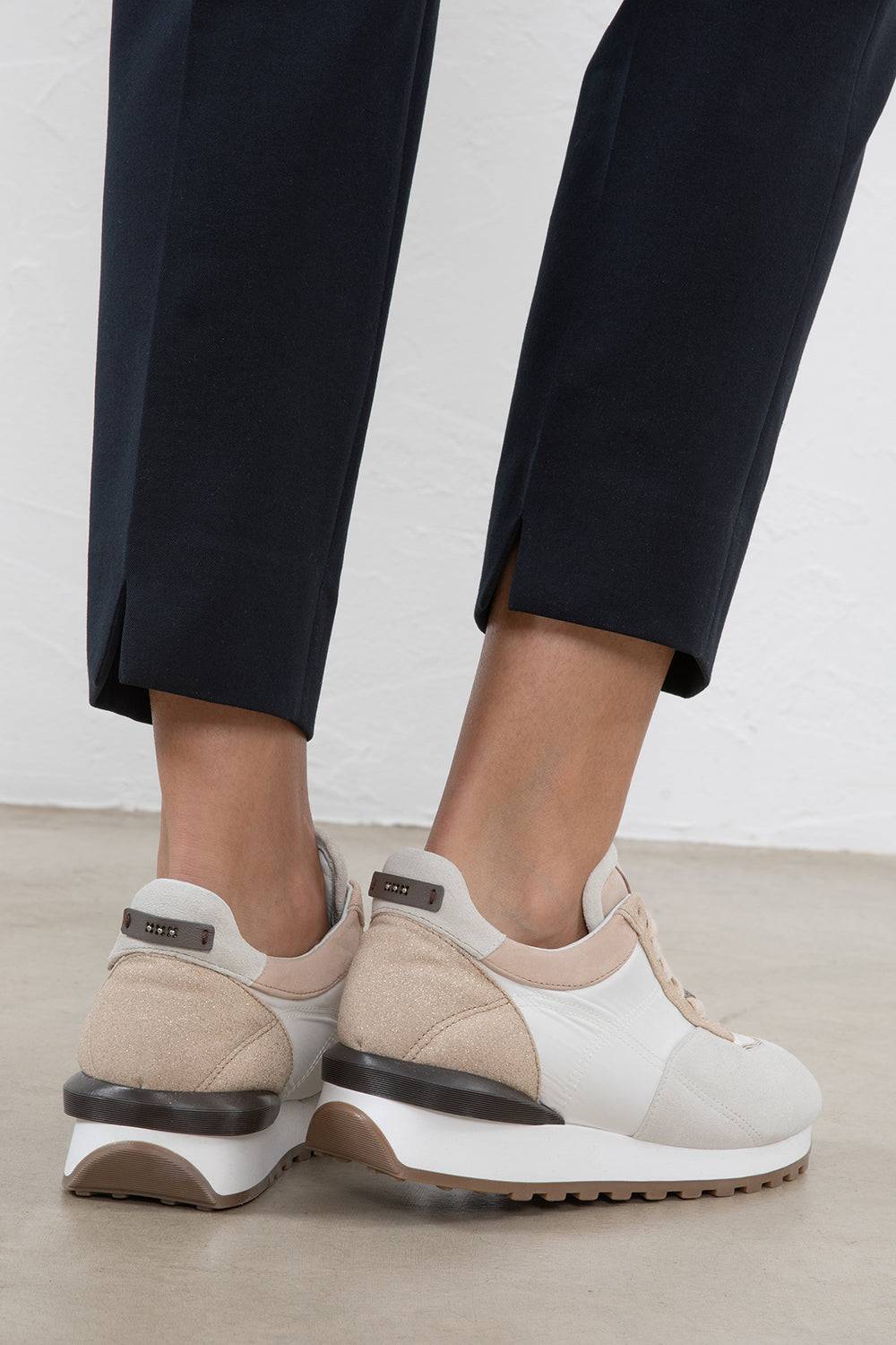 Peserico Pantalone In Gabardina Di Cotone Super-stretch