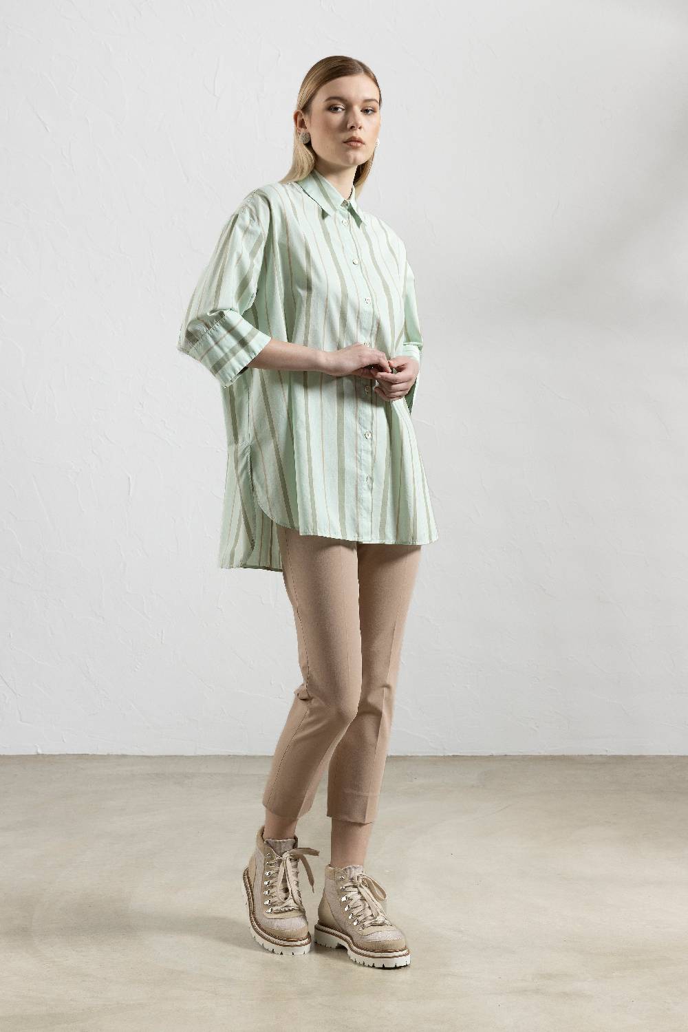 Peserico Pantalone In Gabardina Di Cotone Super-stretch