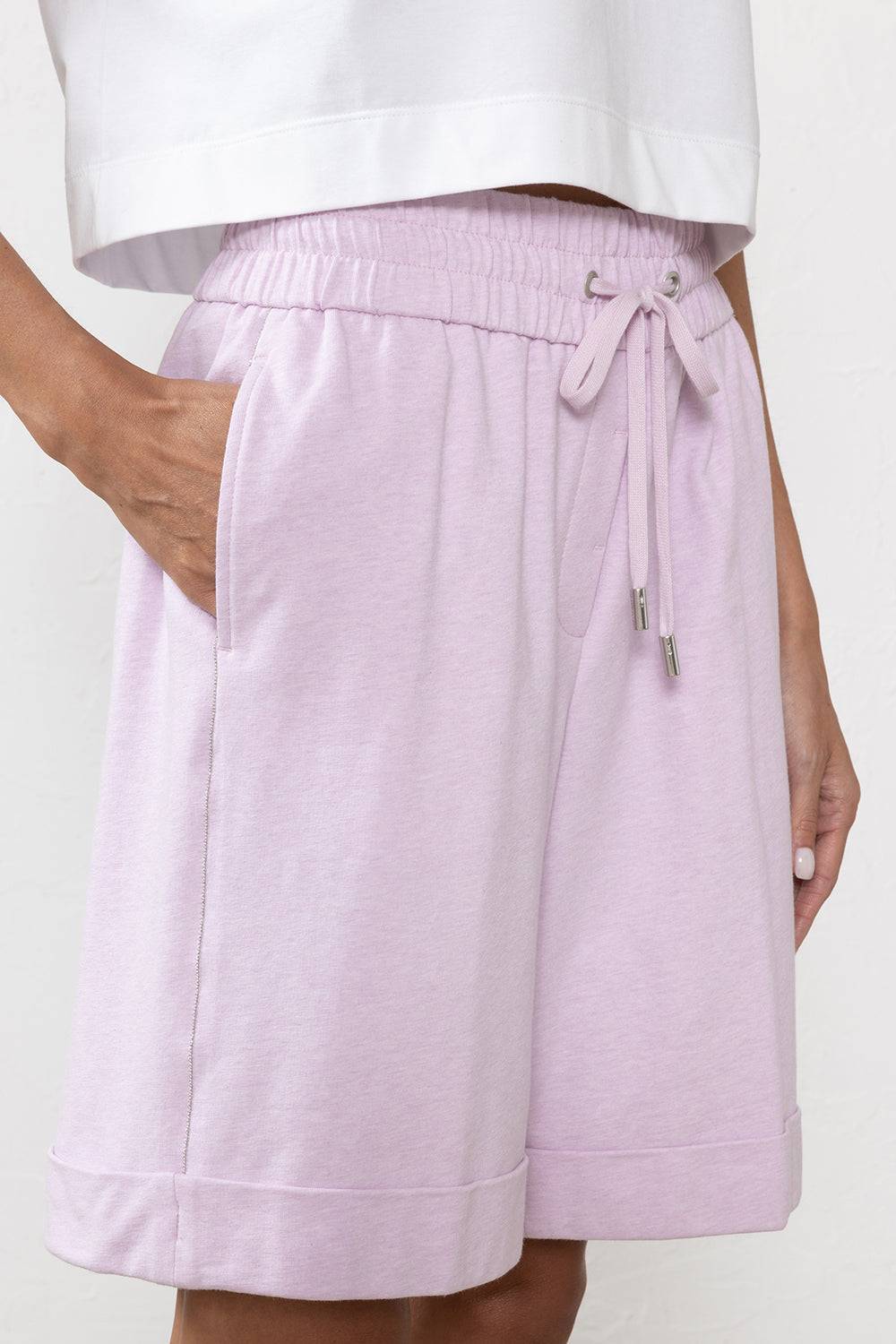 Peserico Pantalone In Soffice Felpa Leggera Di Cotone