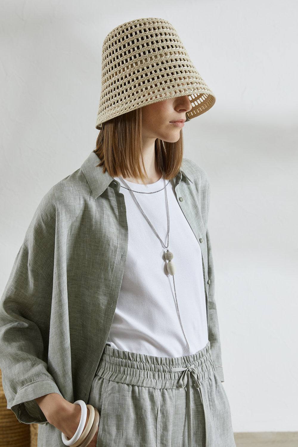 Peserico Abito-camicia Over In Puro Lino