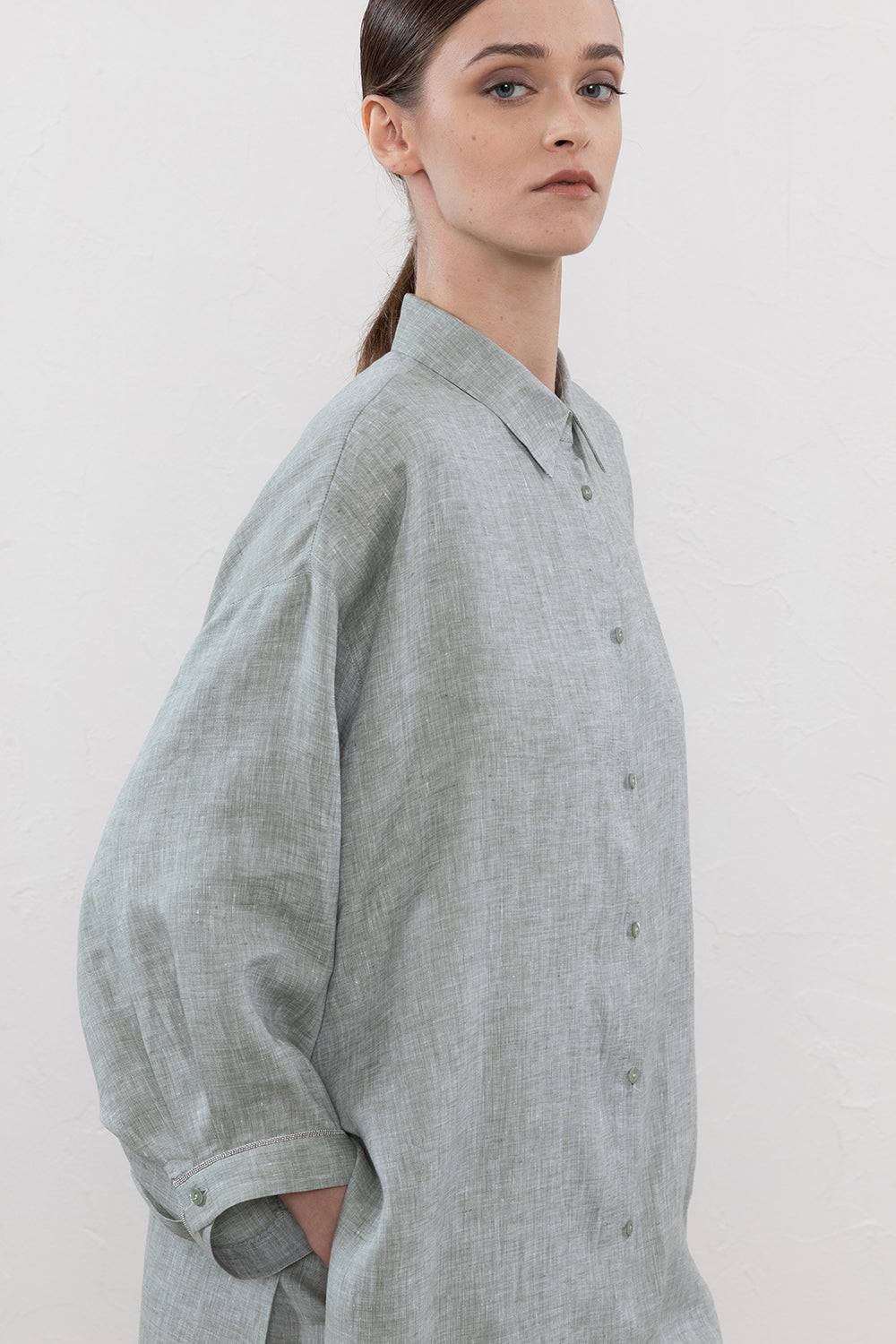 Peserico Abito-camicia Over In Puro Lino