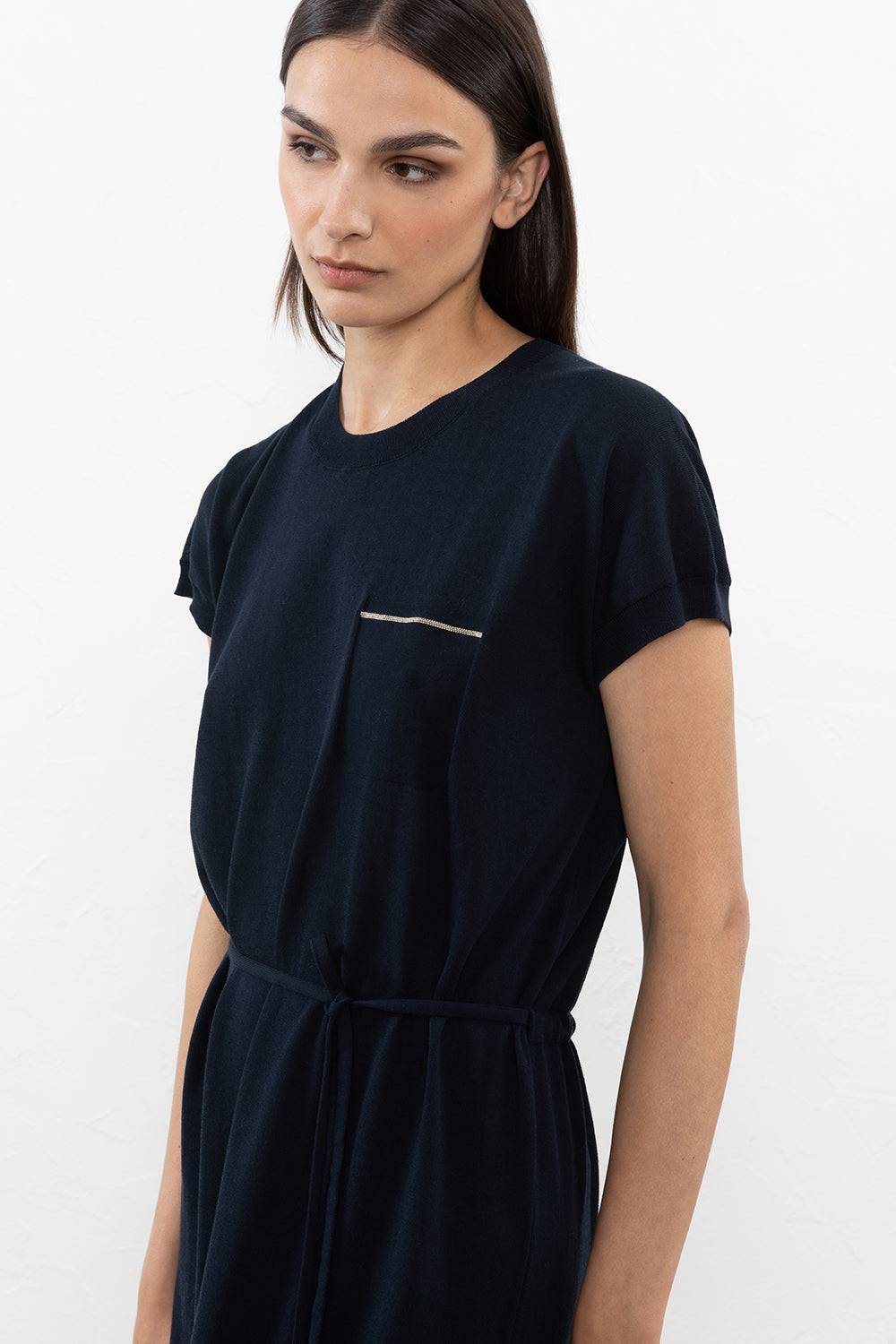 Peserico Abito In Filato Di Puro Cotone