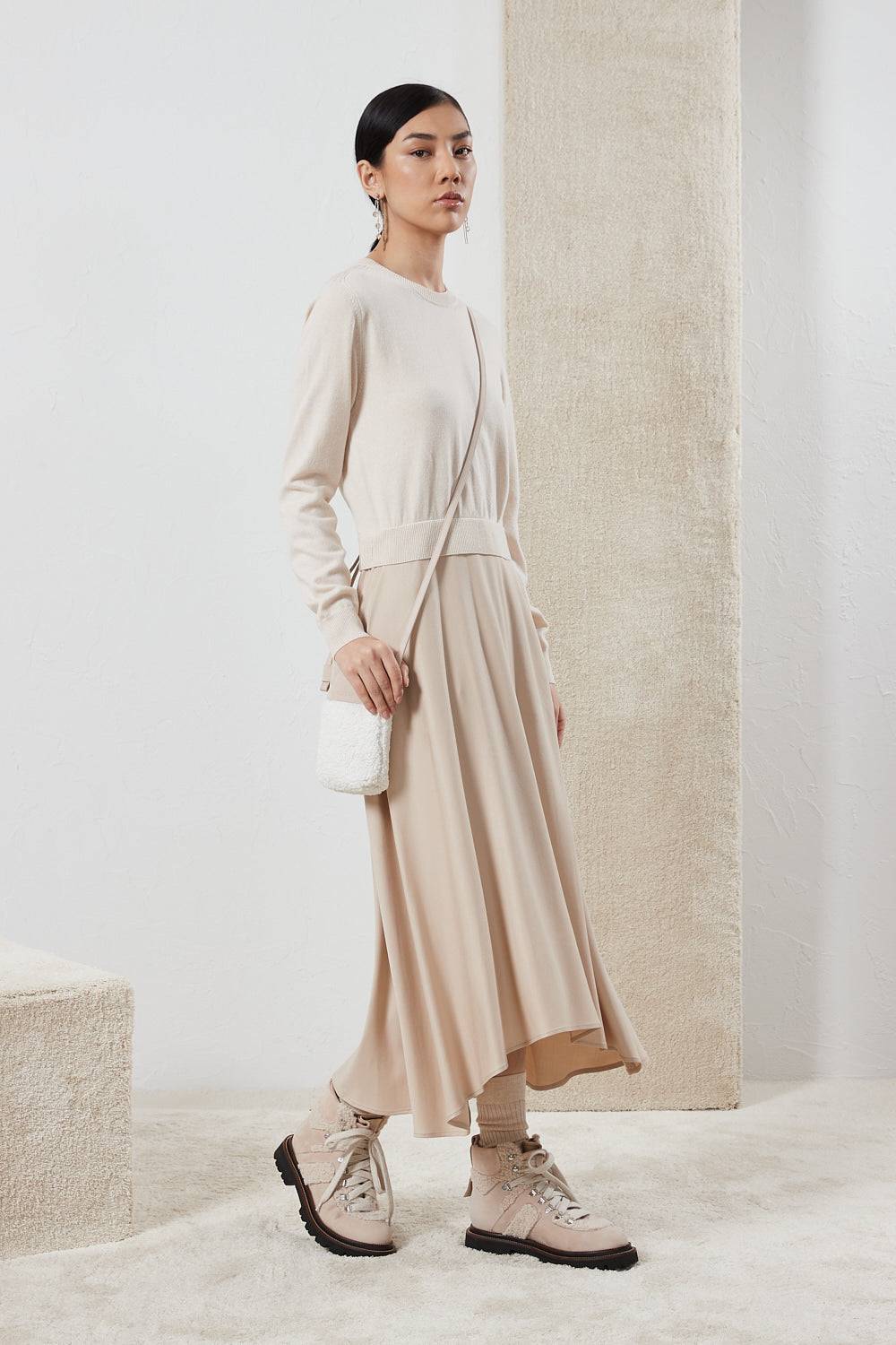 Peserico Abito In Lana, Seta E Cashmere