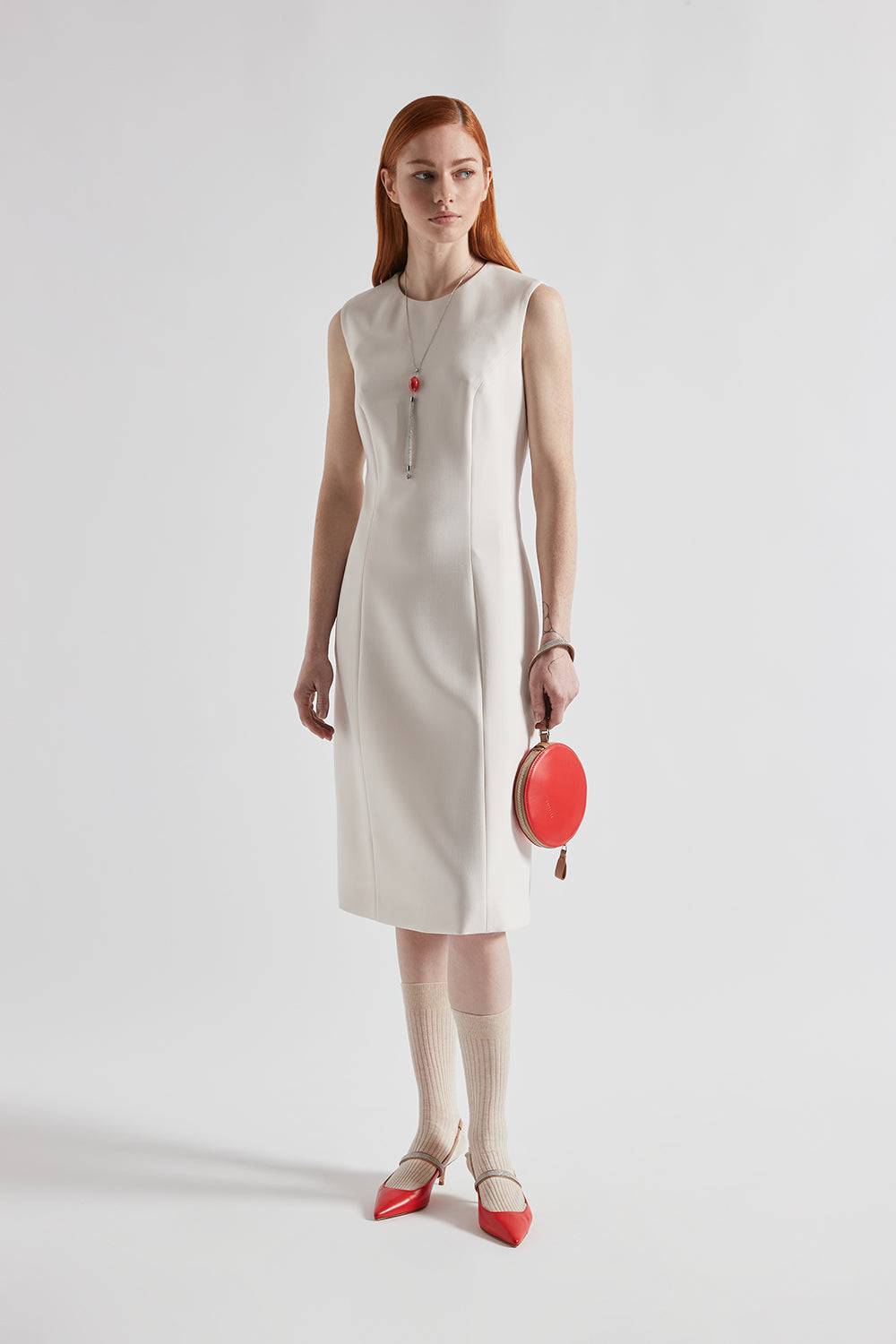 Peserico Abito Longuette Senza Maniche