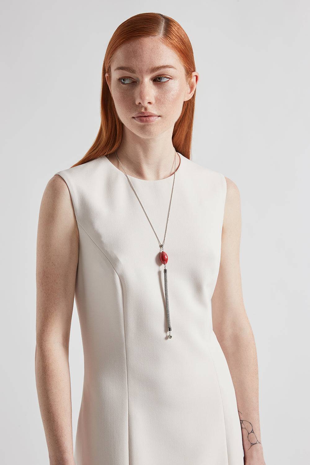 Peserico Abito Longuette Senza Maniche