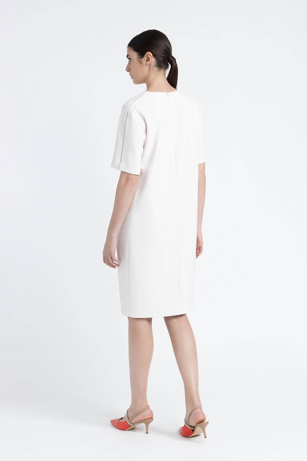 Peserico Abito Midi Con Scollo A V