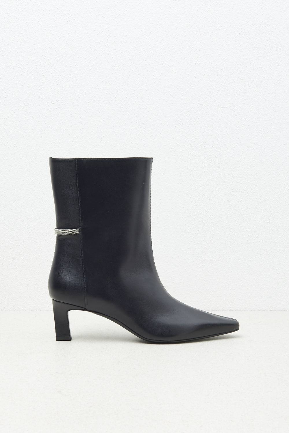 Peserico Ankle Boot In Vera Pelle