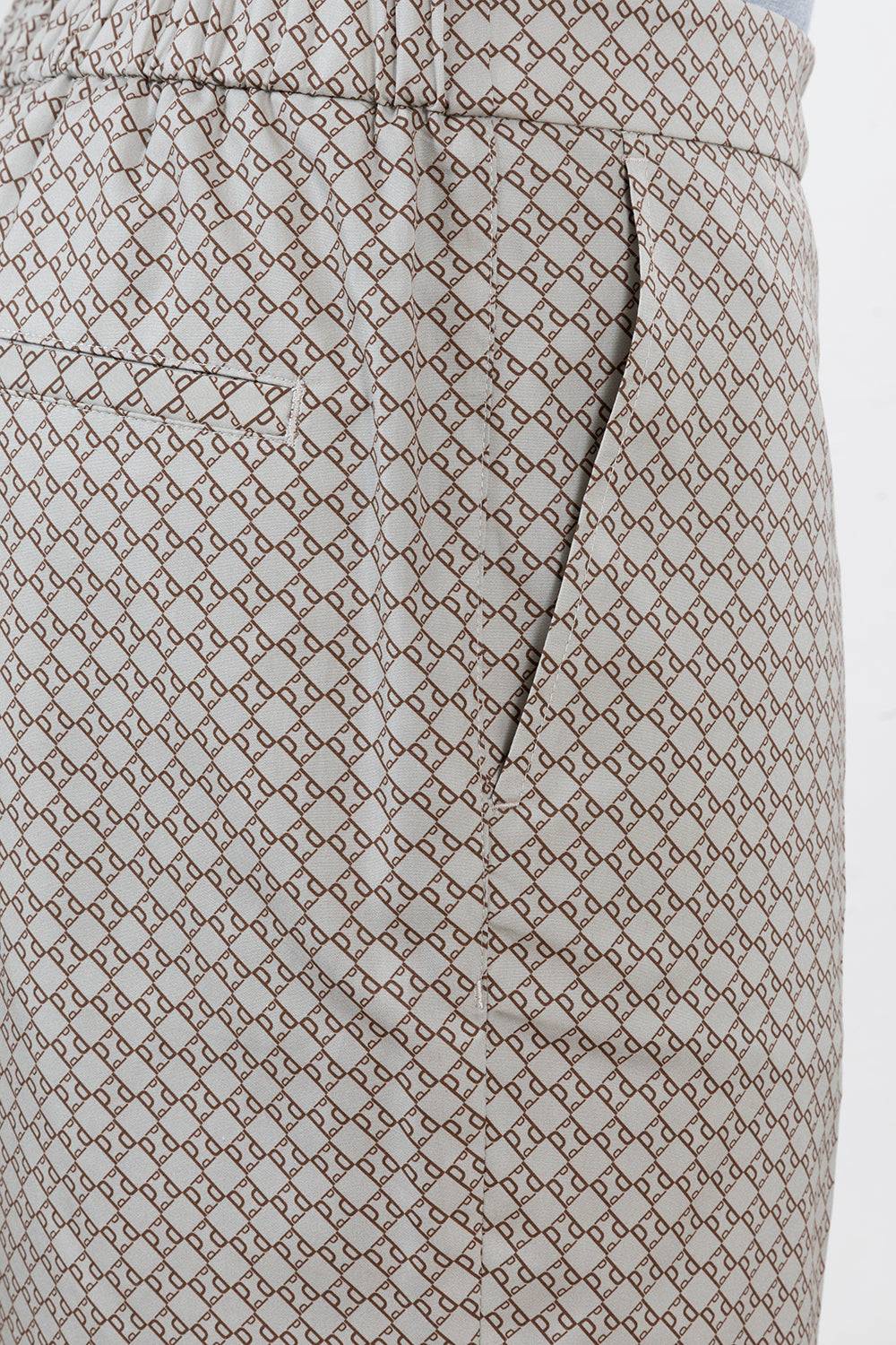 Peserico Bermuda In Popeline Stampato