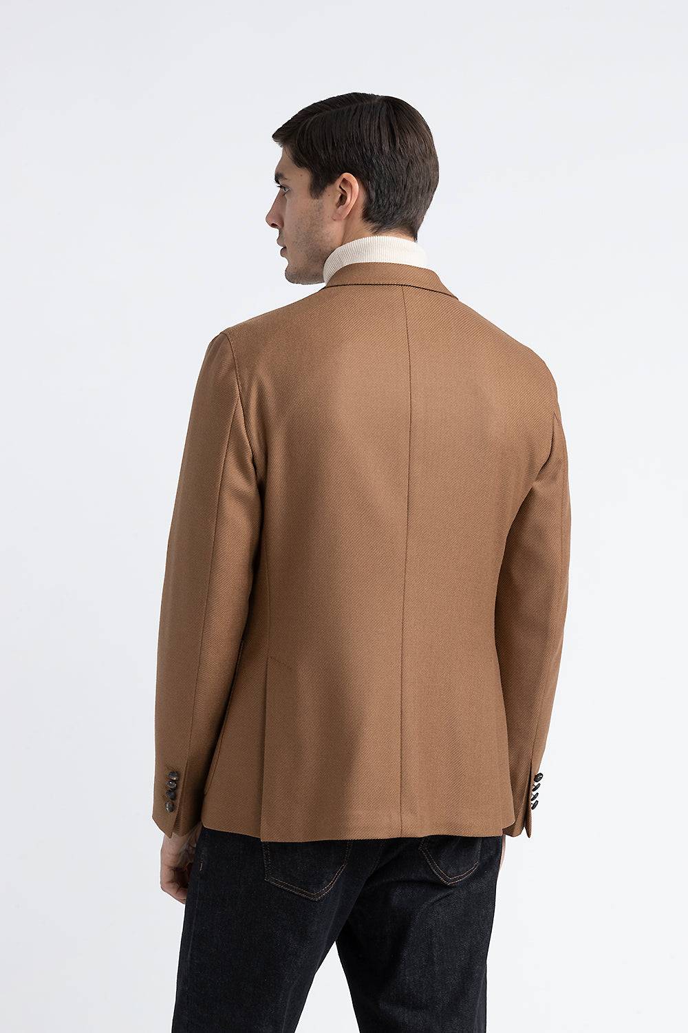 Peserico Blazer Doppiopetto In Lana E Cashmere