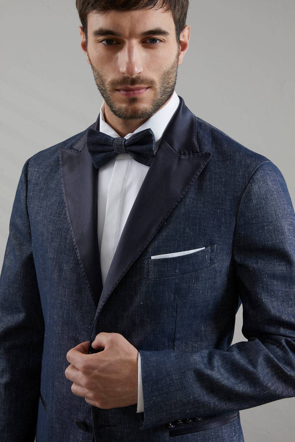 Peserico Blazer Monopetto Evening In Lino Cotone