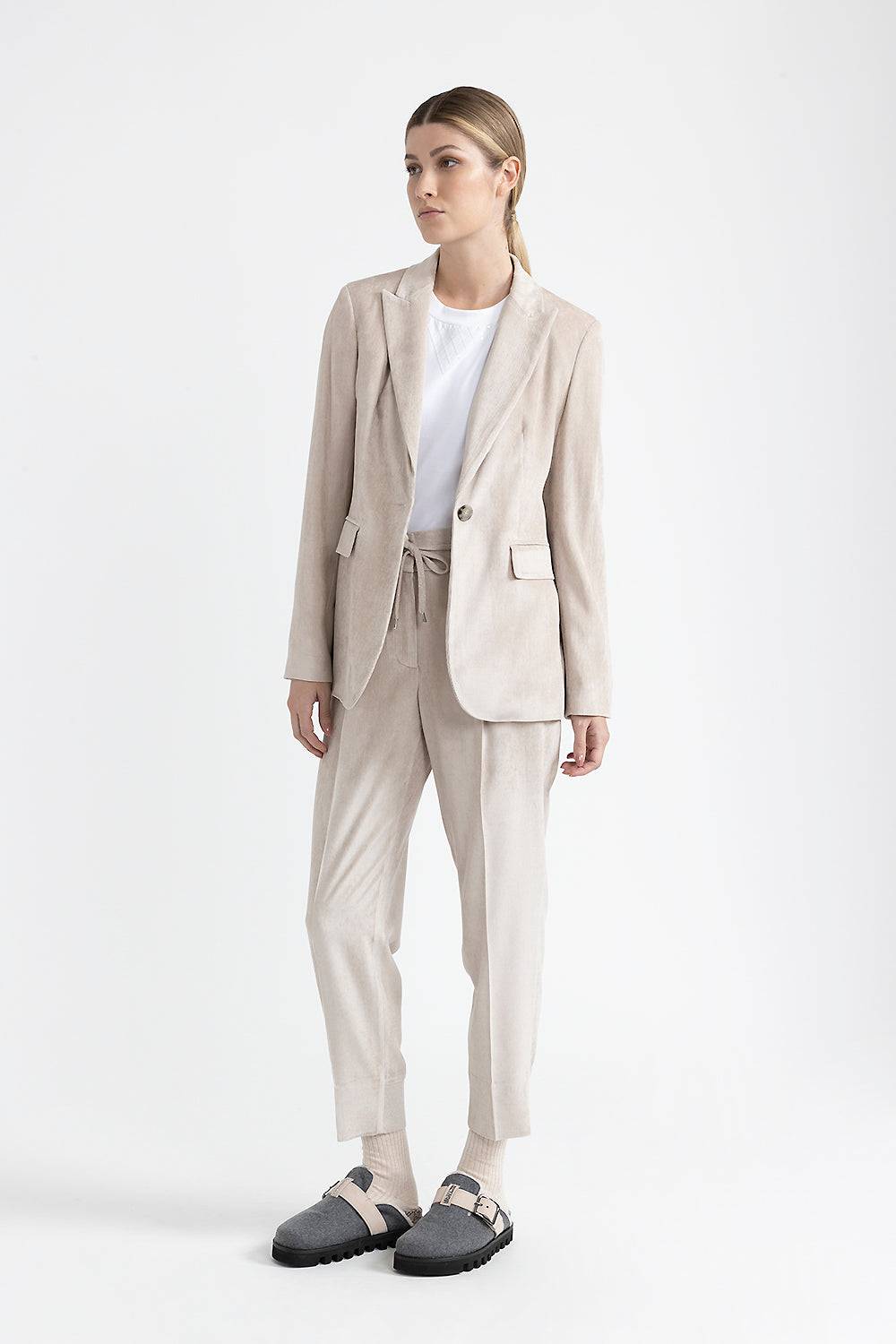 Peserico Blazer Monopetto In Velluto