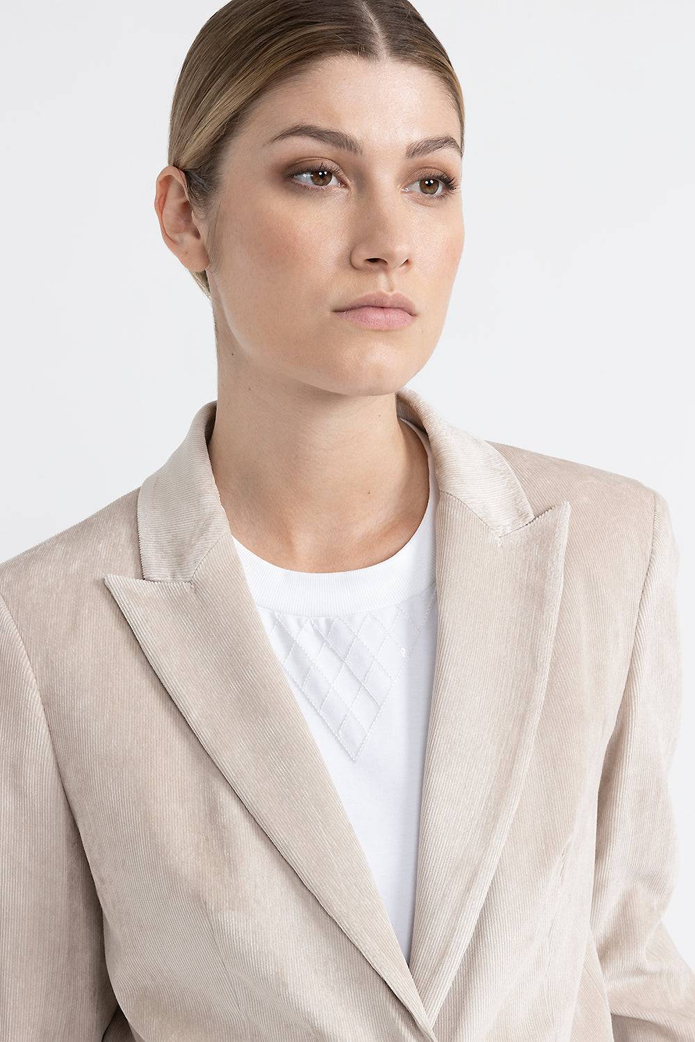 Peserico Blazer Monopetto In Velluto