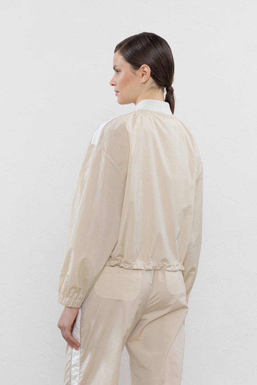 Peserico Bomber In Popeline Misto Cotone