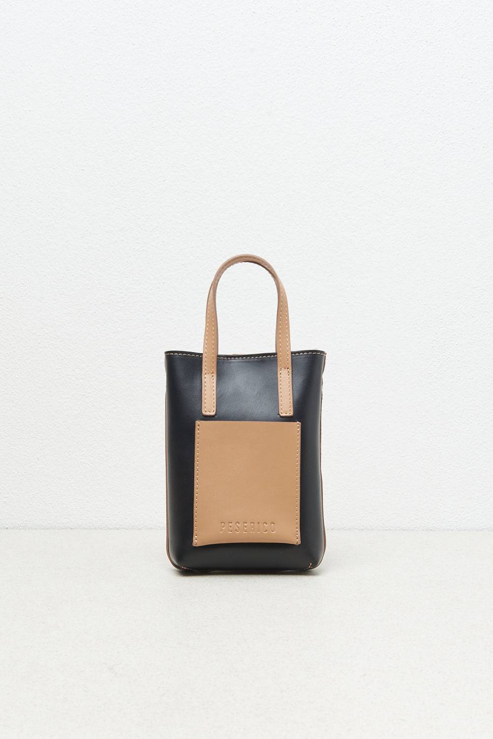 Peserico Borsa Micro Portacellulare In Vera Pelle