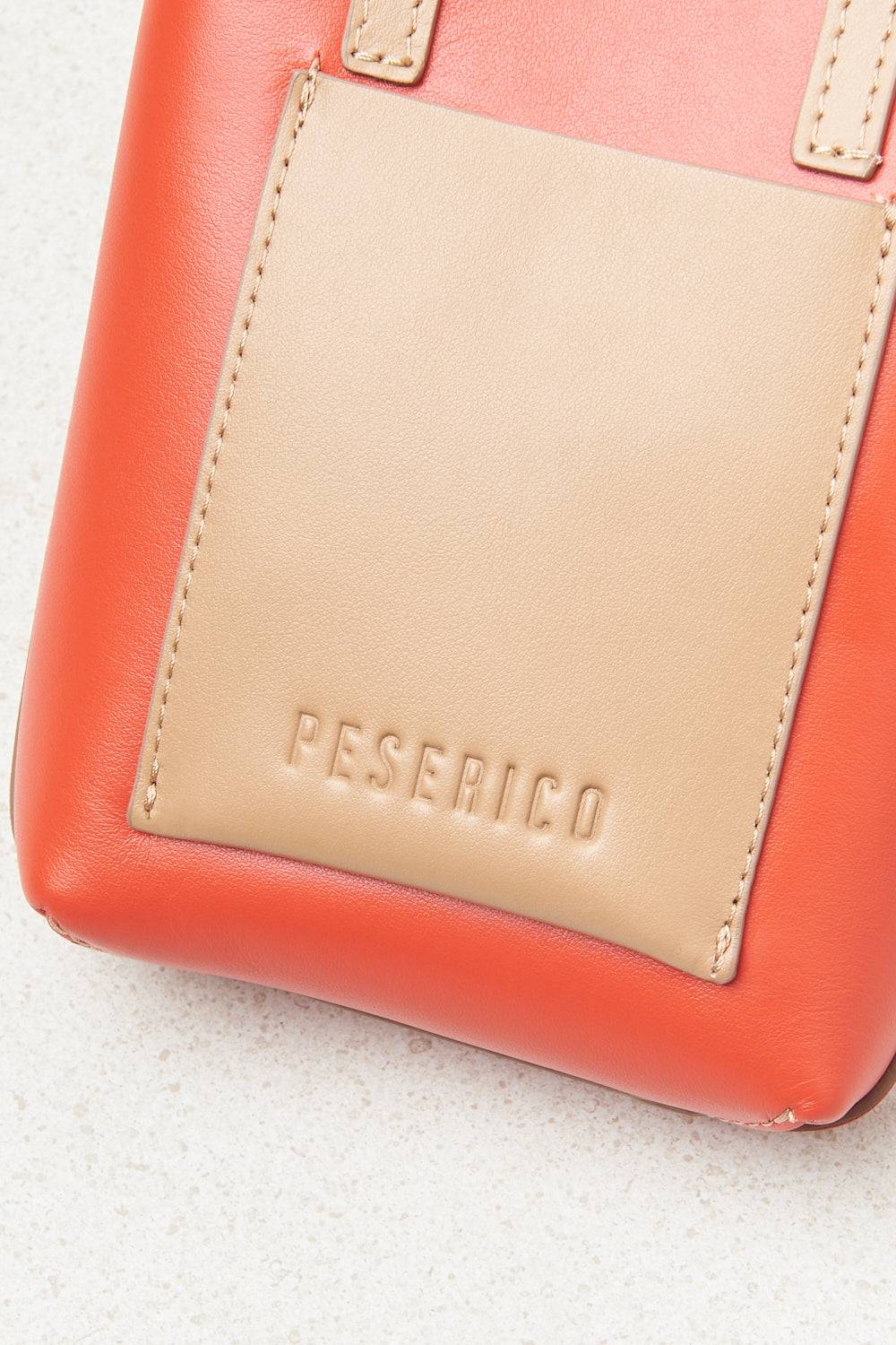 Peserico Borsa Micro Portacellulare In Vera Pelle