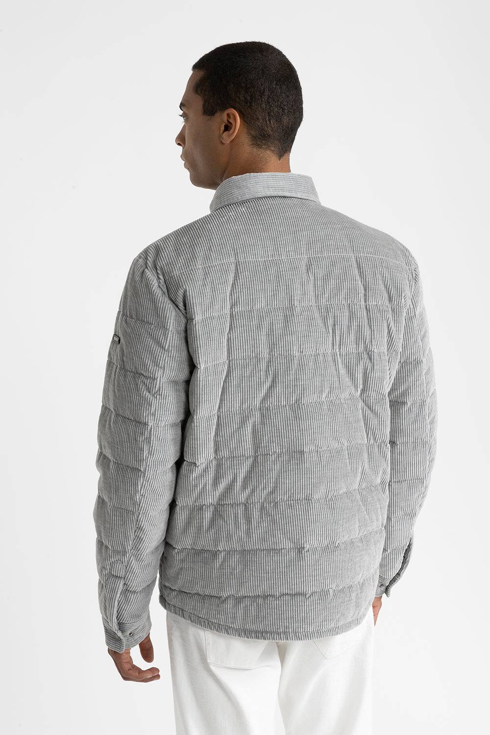 Peserico Camicia In Piuma D'oca E Velluto A Coste