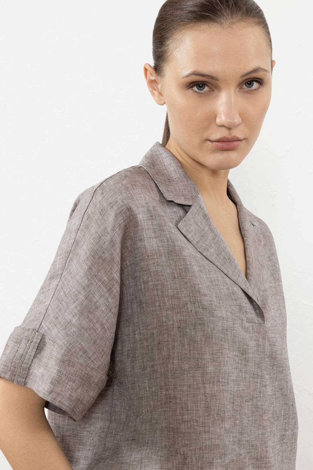 Peserico Camicia In Puro Lino