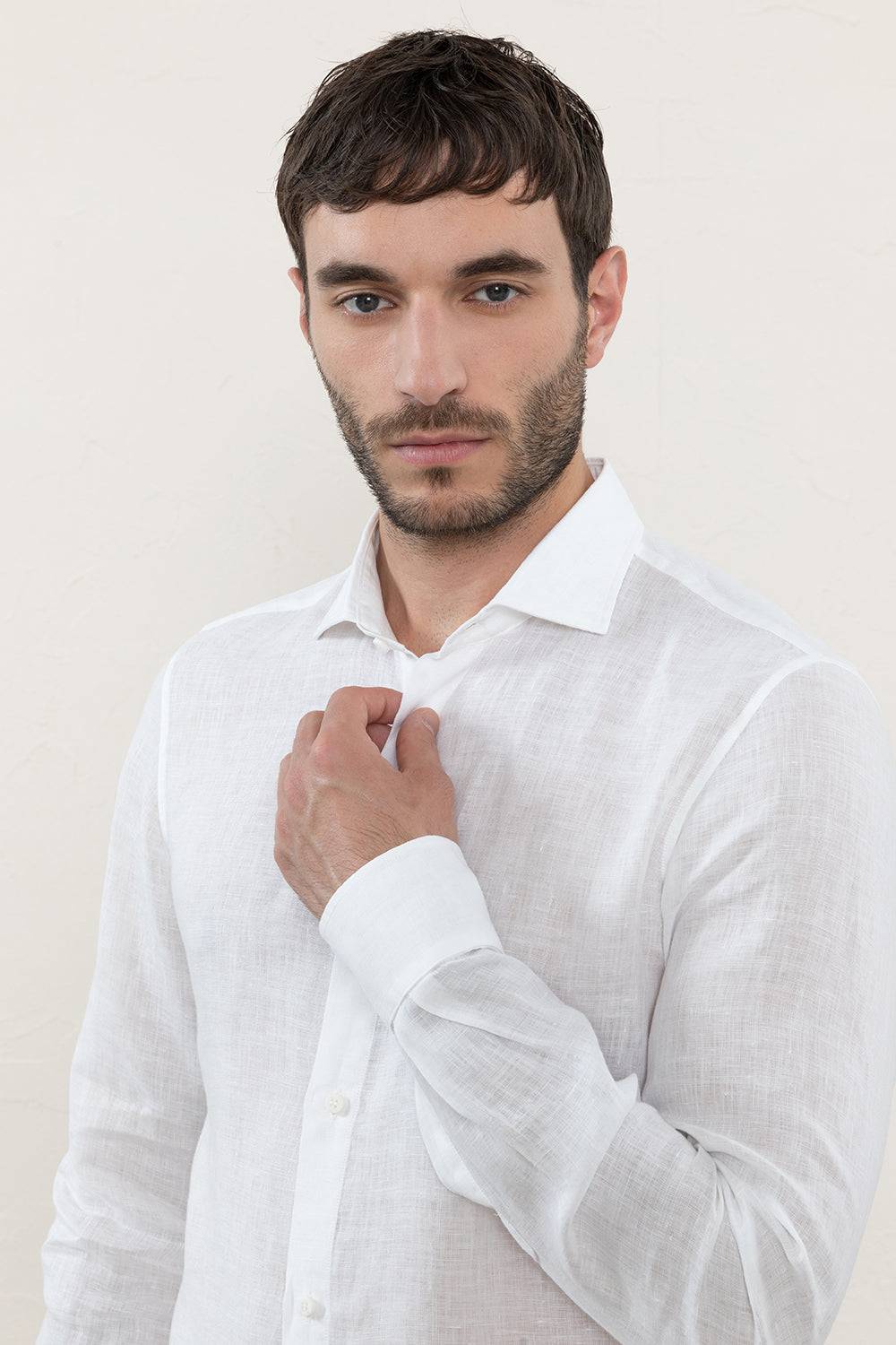 Peserico Camicia In Tela Di Puro Lino