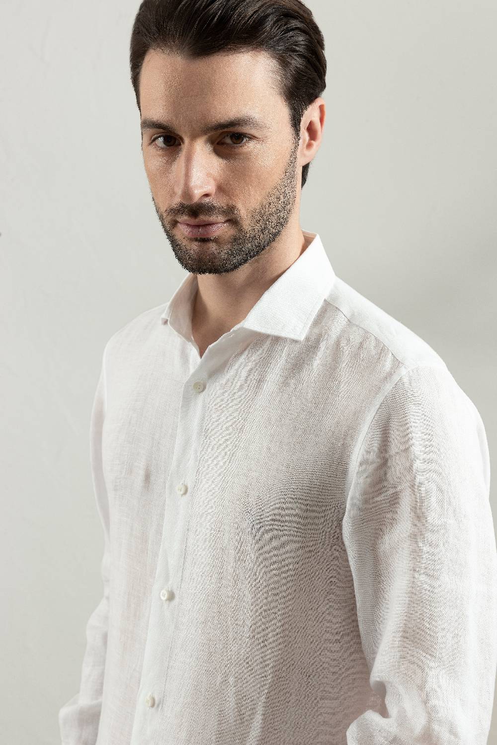 Peserico Camicia In Tela Di Puro Lino