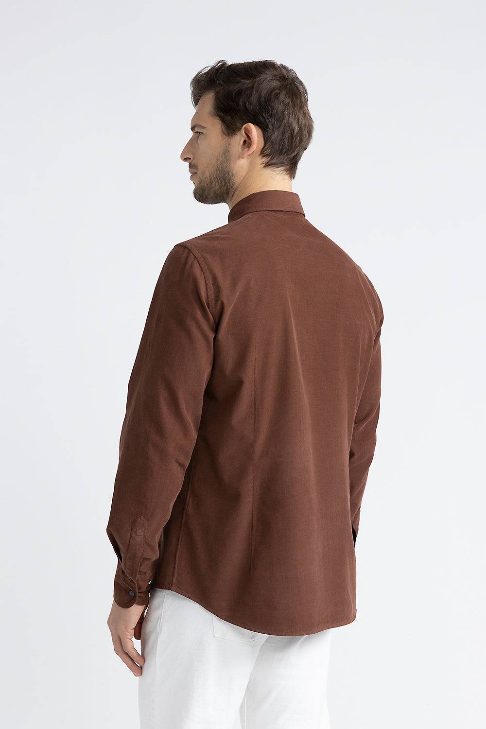 Peserico Camicia In Velluto Di Cotone