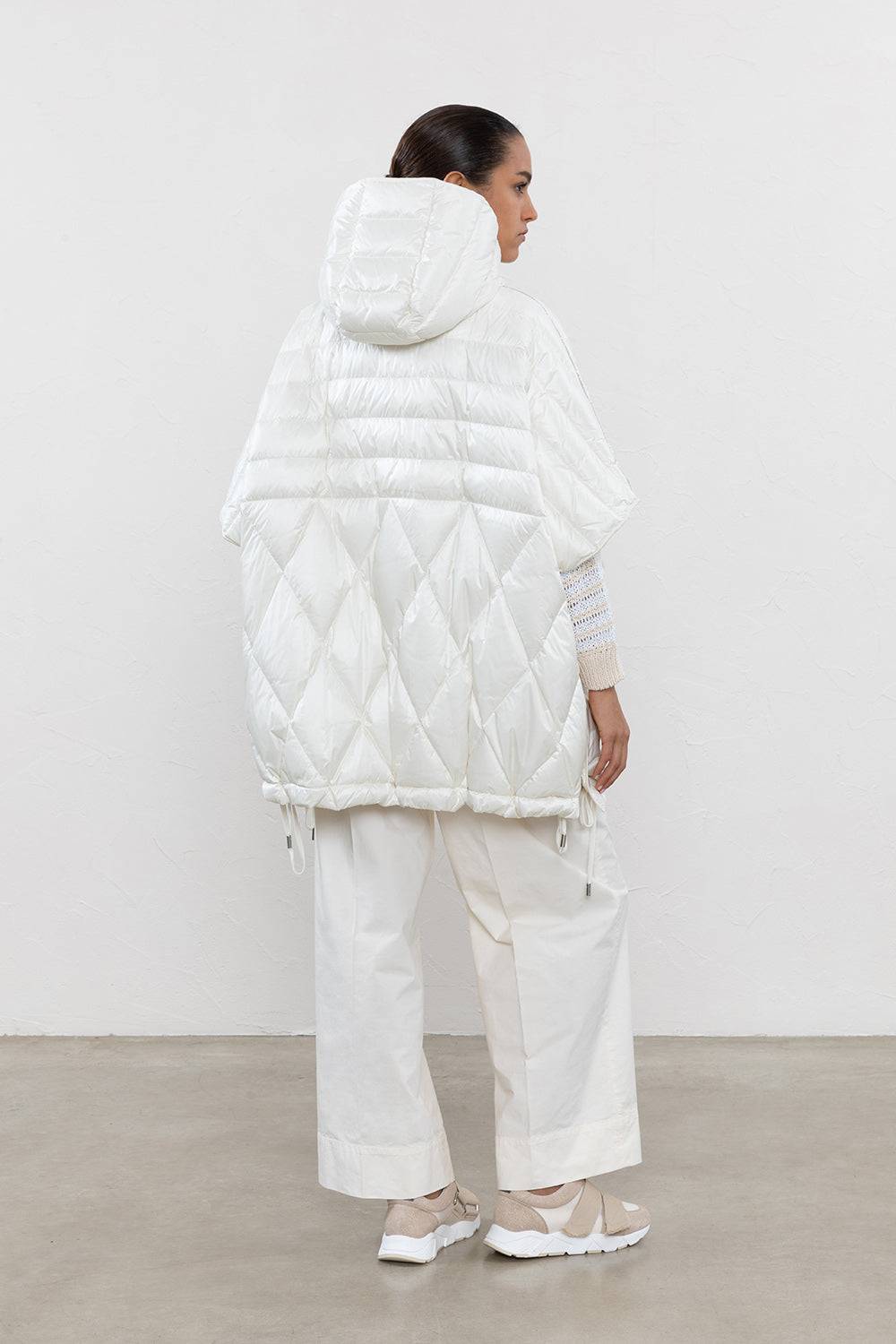 Peserico Cappa Oversize In Piuma