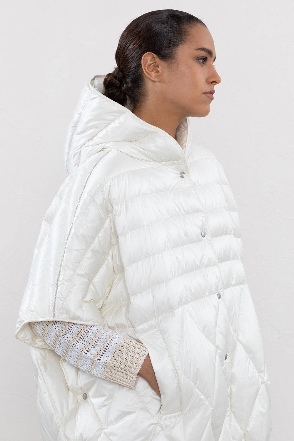 Peserico Cappa Oversize In Piuma