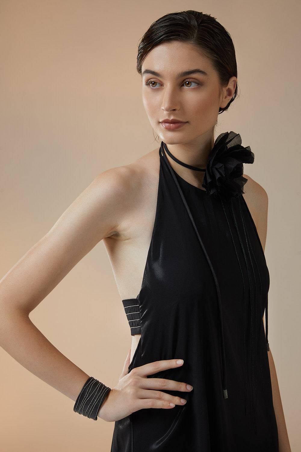 Peserico Cintura Fiore In Organza