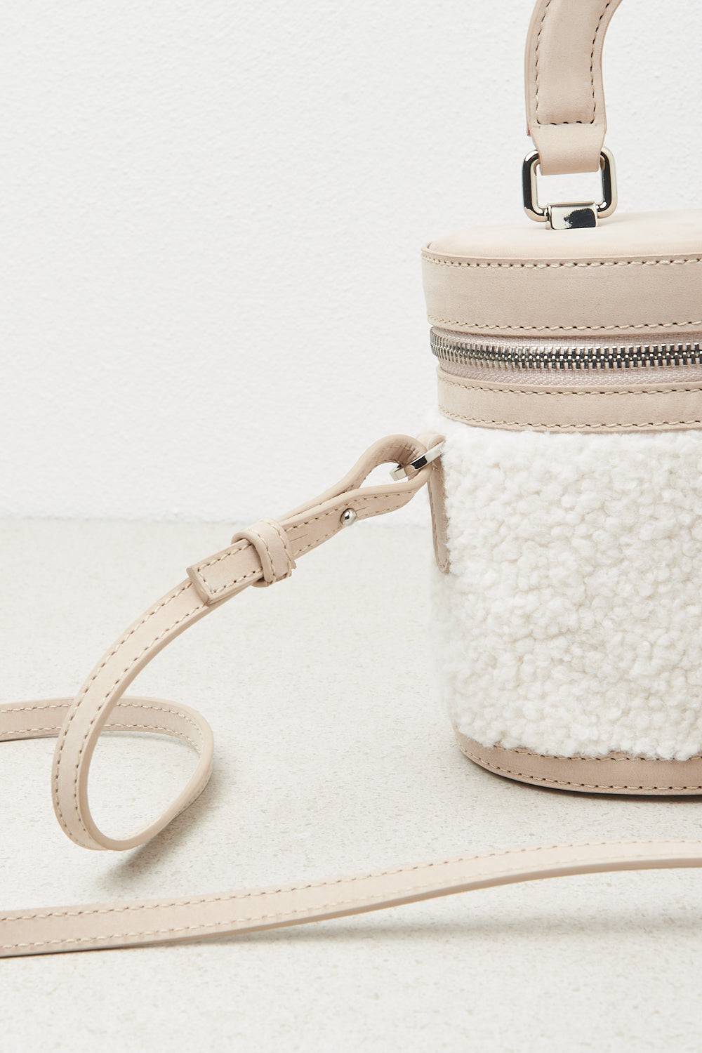 Peserico Cofanetto In Eco-pelliccia E Vera Pelle