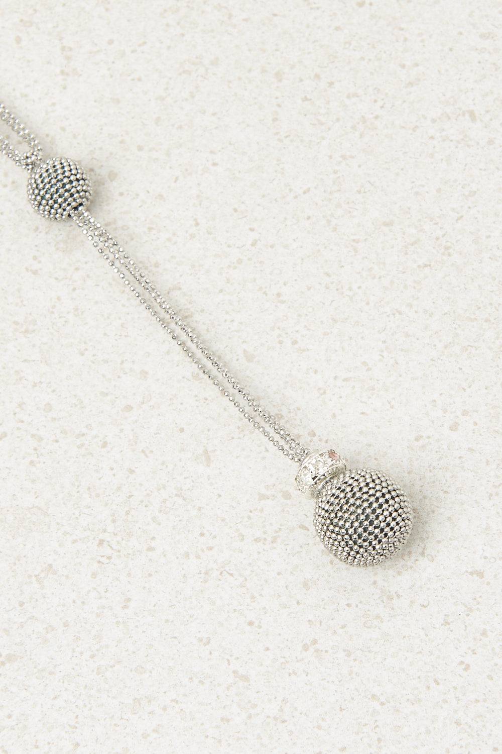 Peserico Collana Con Pendente E Catena Punto Luce