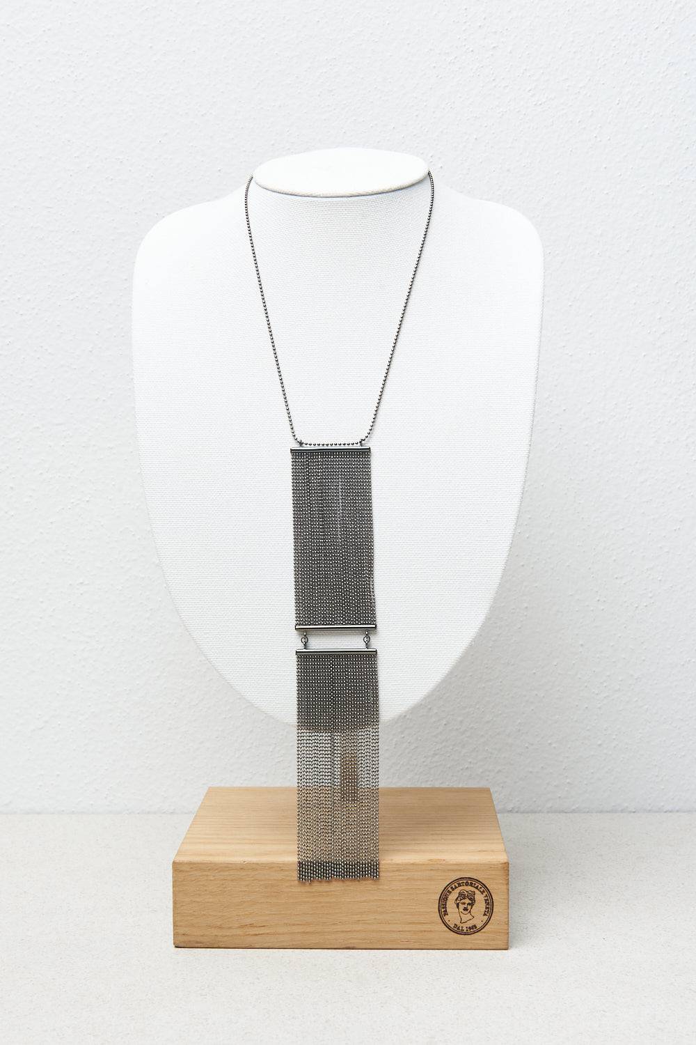 Peserico Collana con pendente in catena punto luce