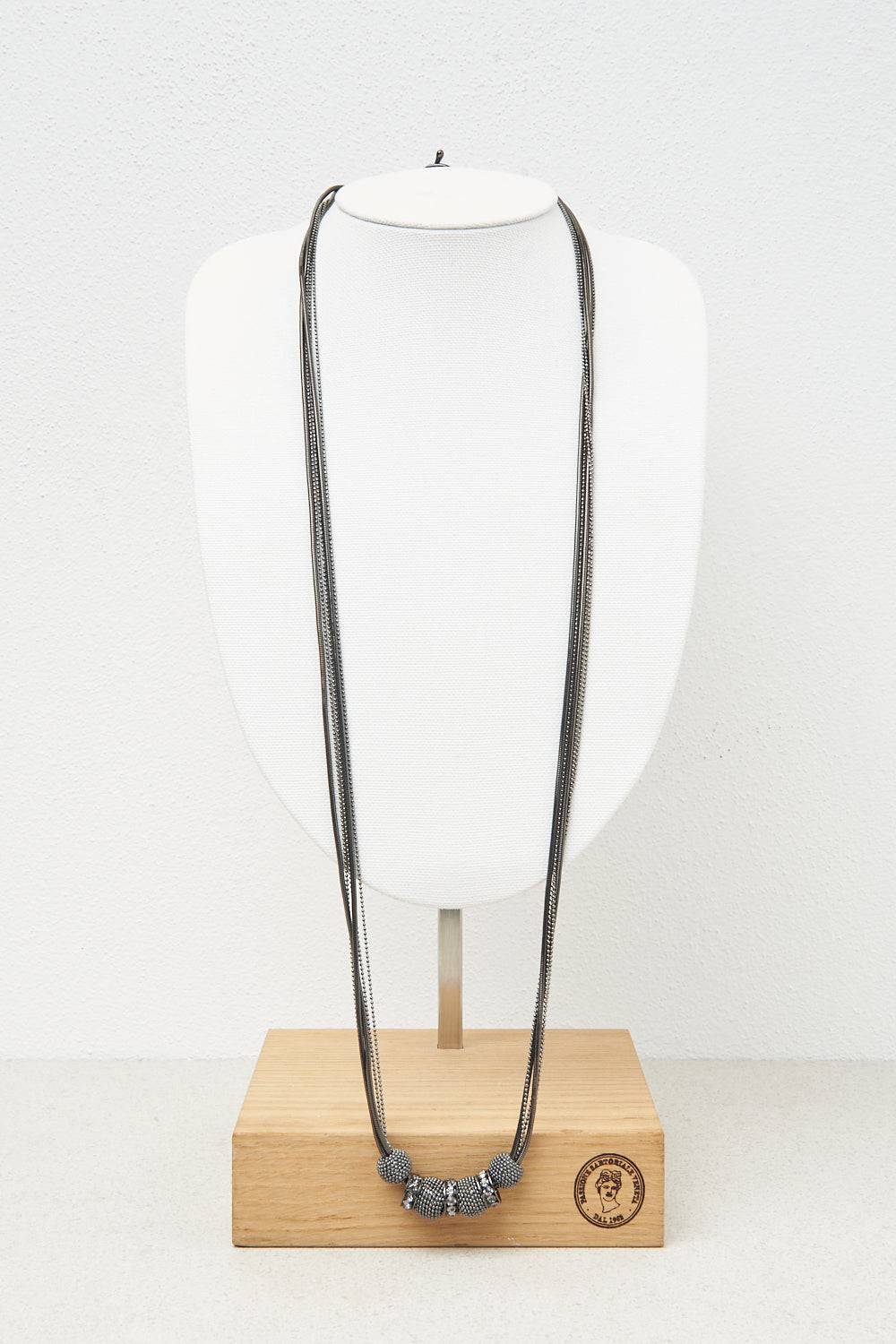 Peserico Collana lunga con sfere