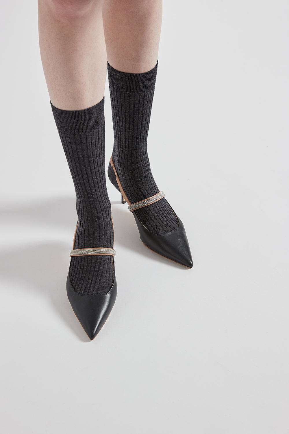 Peserico Décolleté Con Tacco Basso In Vera Pelle