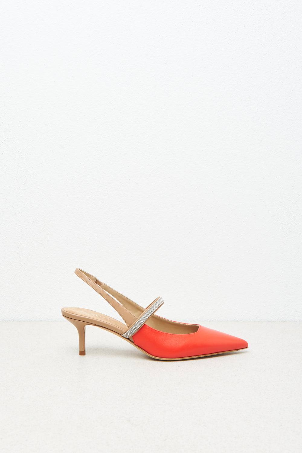 Peserico Décolleté Con Tacco Basso In Vera Pelle