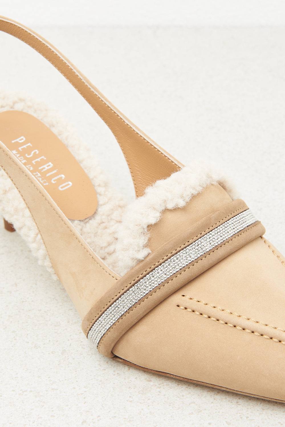 Peserico Décolleté Slingback Flat