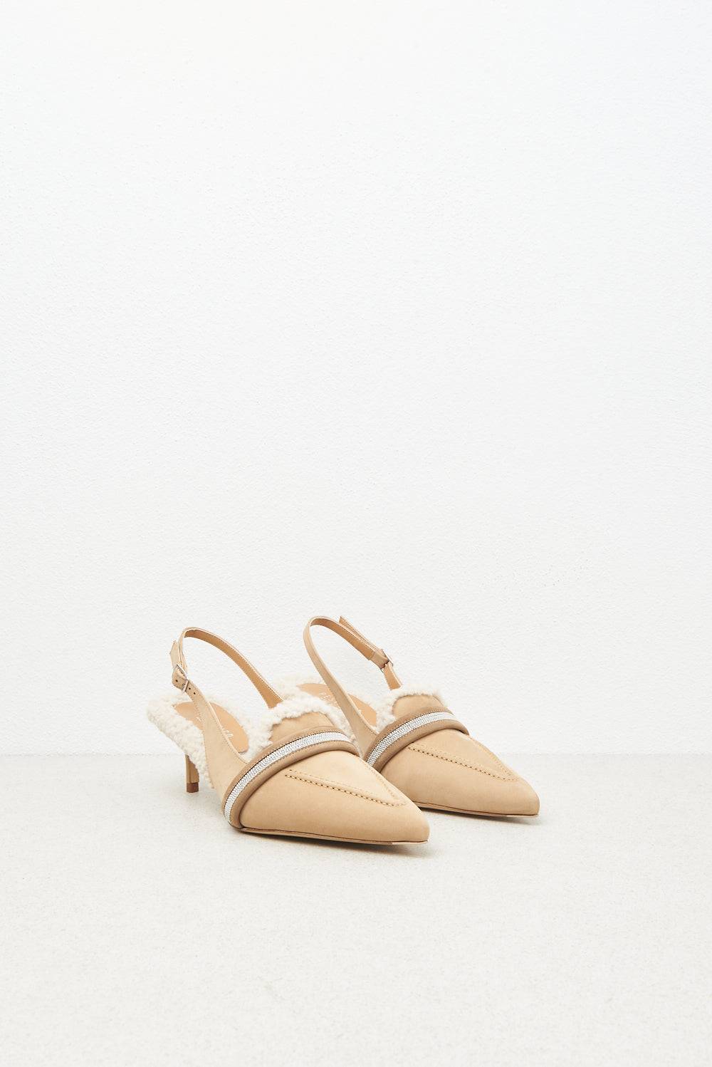Peserico Décolleté slingback flat