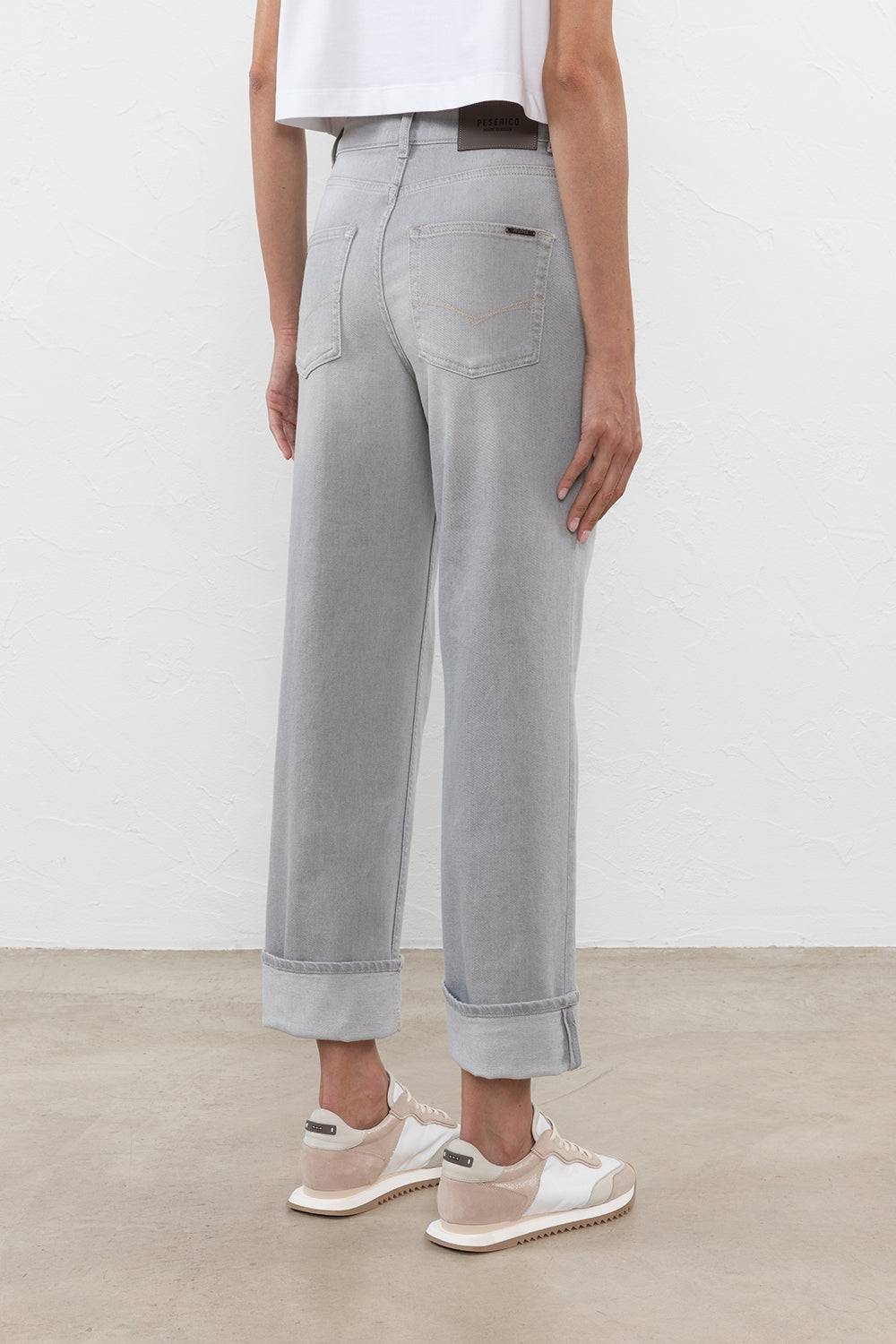 Peserico Denim Boyfriend 5 Tasche