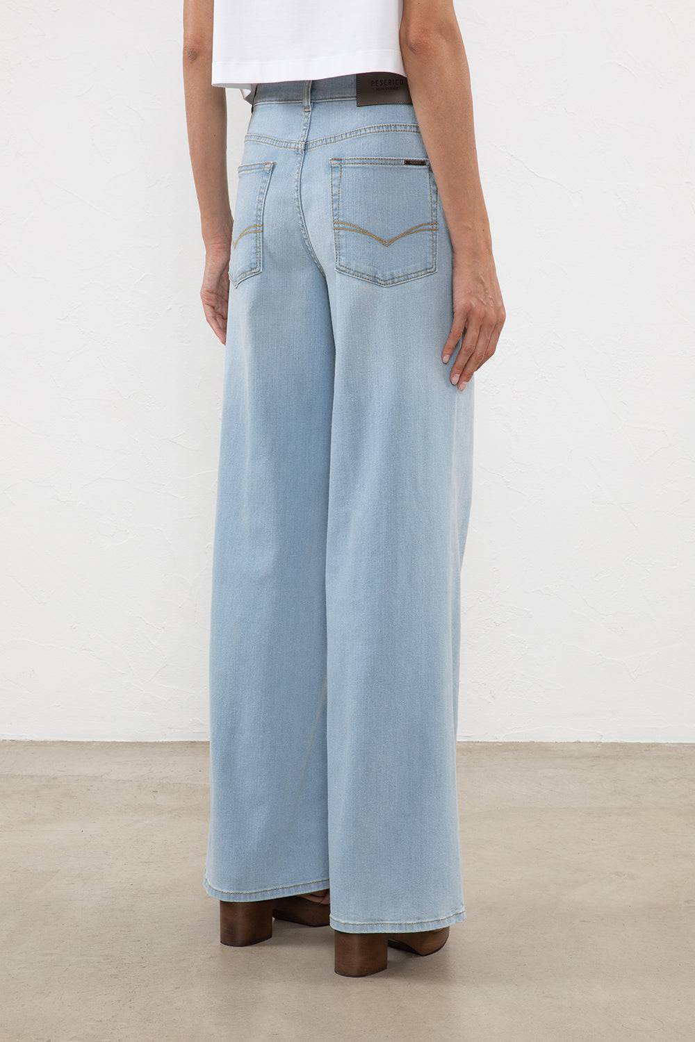 Peserico Denim In Leggero Cotone Comfort