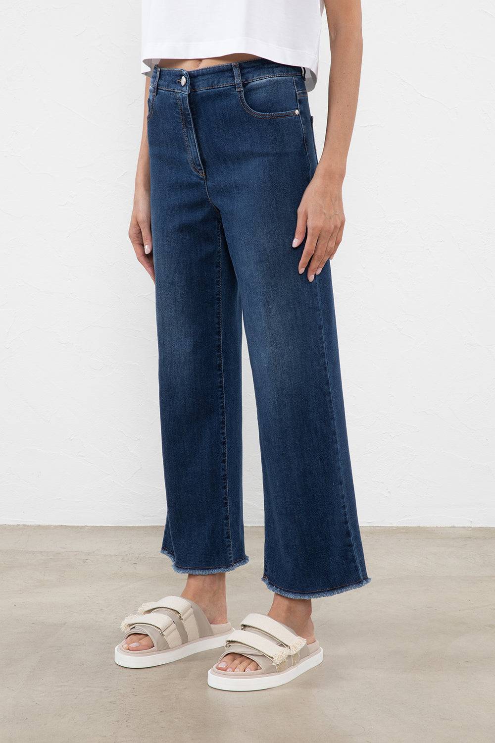 Peserico Denim in leggero cotone comfort