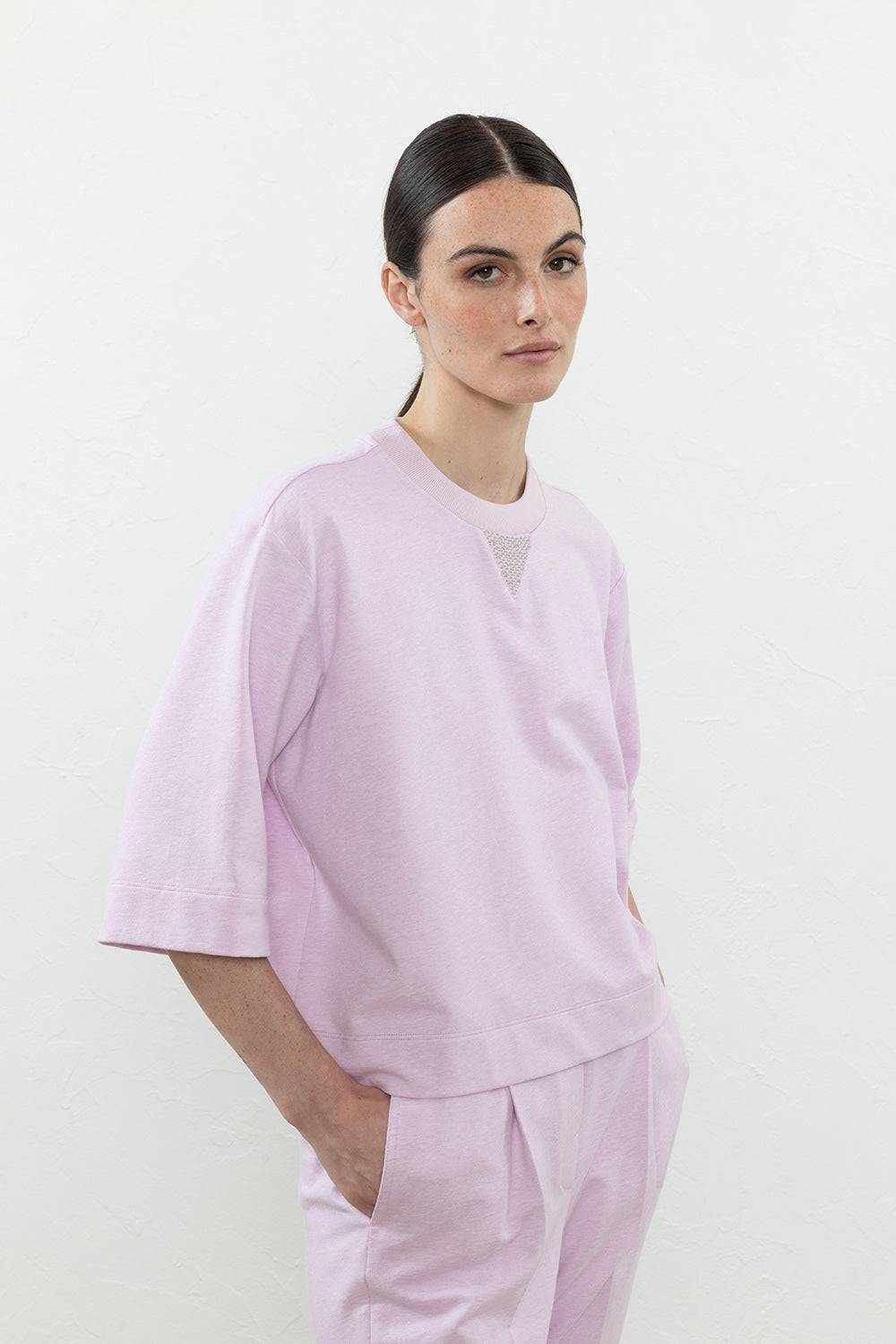 Peserico Felpa in soffice cotone mélange